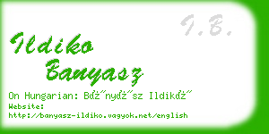 ildiko banyasz business card